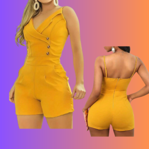 golden hour blazer romper