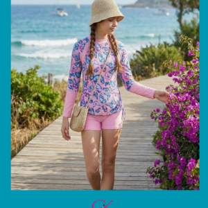 black & white medallion tunic set