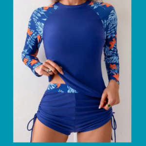 black & white medallion tunic set