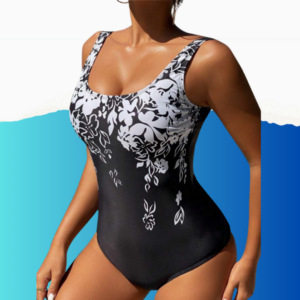 one piece swim pink colorblock v neck
